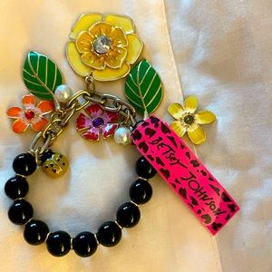 Betsey Johnson charm bracelet